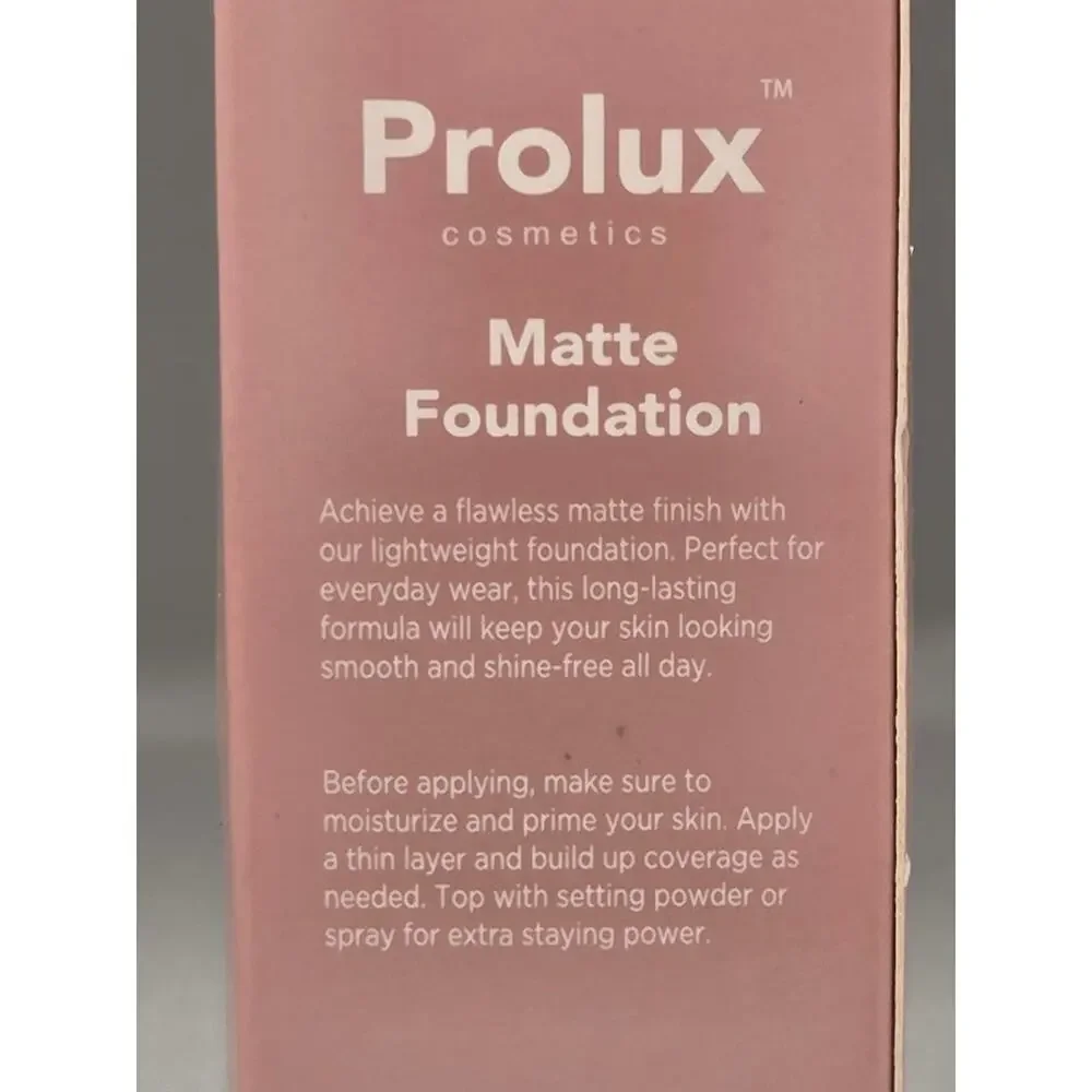 Prolux Cosmetics Matte Foundation In Fair
